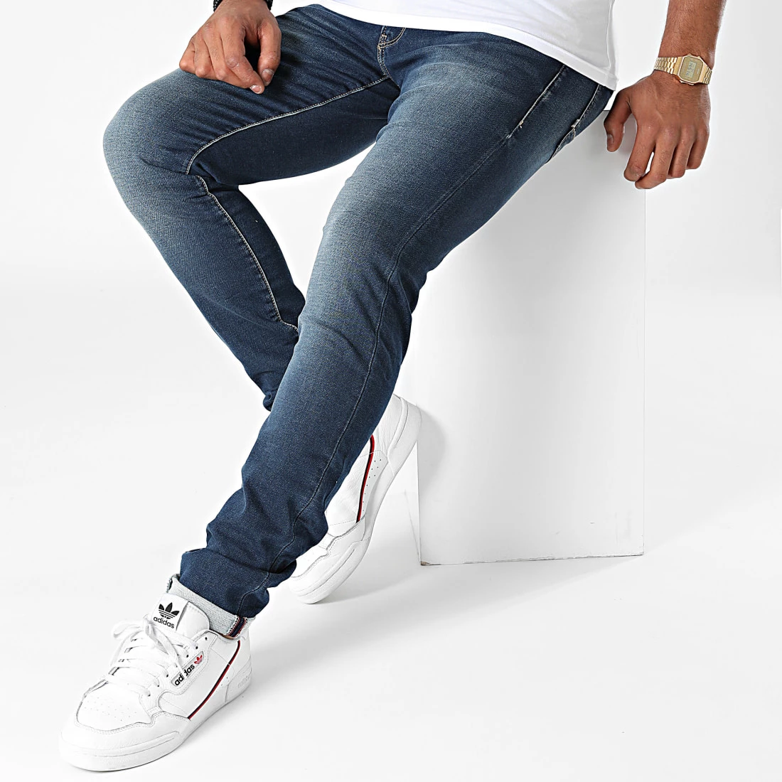 Vente flash 👍 Jean Slim 711 2123212 Bleu Denim de Le Temps Des Cerises 🛒 3 Vente flash 👍 Jean Slim 711 2123212 Bleu Denim de Le Temps Des Cerises 🛒 – Image 3