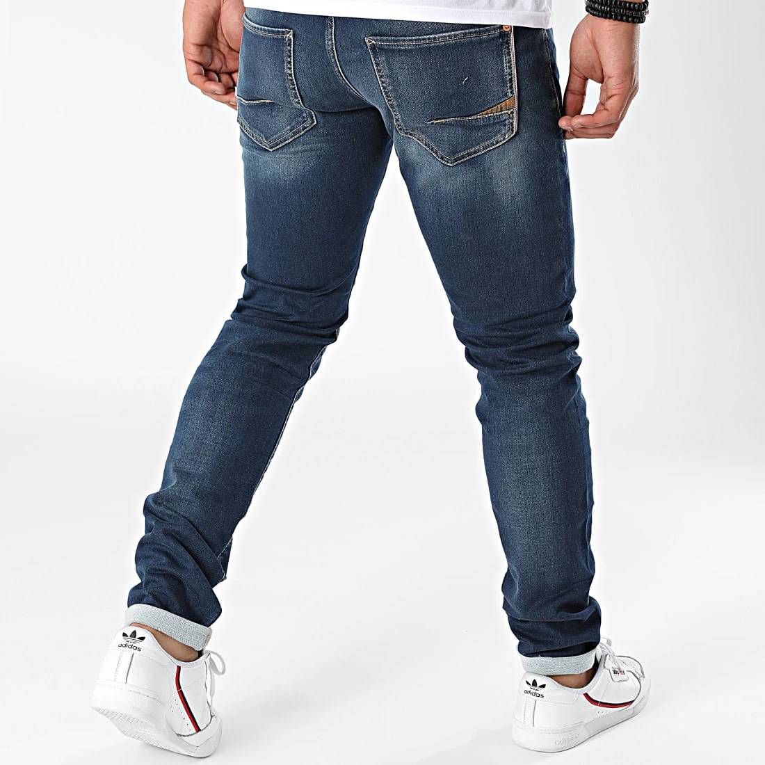 Vente flash 👍 Jean Slim 711 2123212 Bleu Denim de Le Temps Des Cerises 🛒 4 Vente flash 👍 Jean Slim 711 2123212 Bleu Denim de Le Temps Des Cerises 🛒 – Image 4