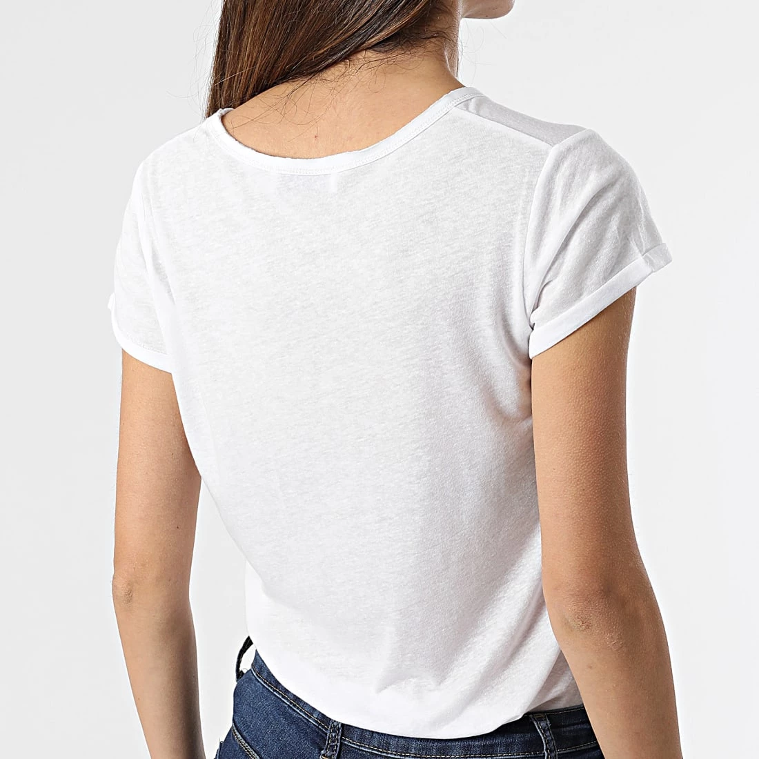 Promo 🤩 Tee 👕 Shirt Basitrame Blanc de Le Temps Des Cerises 😀 4 Promo 🤩 Tee 👕 Shirt Basitrame Blanc de Le Temps Des Cerises 😀 – Image 4