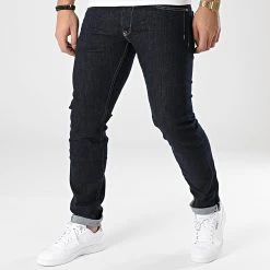 Vente flash ⌛ Jean Slim JH711APA0WASH Bleu Brut de Le Temps Des Cerises 🎉