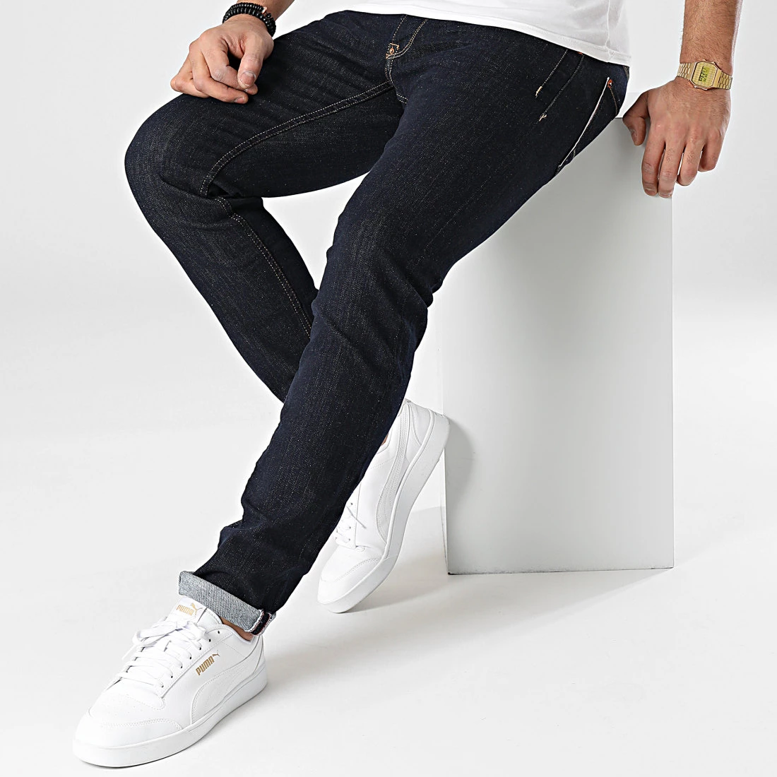 Vente flash ⌛ Jean Slim JH711APA0WASH Bleu Brut de Le Temps Des Cerises 🎉 2 Vente flash ⌛ Jean Slim JH711APA0WASH Bleu Brut de Le Temps Des Cerises 🎉 – Image 2