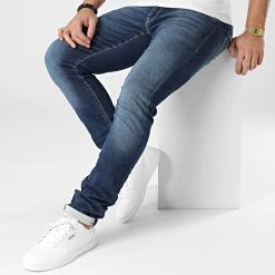 Meilleur prix 🌟 JoggJean JH711JOGW5107221 Bleu Wash de Le Temps Des Cerises 🤩 -Antony Morato Soldes le temps des cerises 297992 JH711JOGW5107221 3001 20220113T143205 03