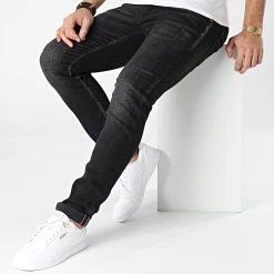 Budget 😍 Jean Slim JH711BASW1322221 Noir de Le Temps Des Cerises ✔️ -Antony Morato Soldes le temps des cerises 298332 JH711BASW1322221 0403 20220124T155407 03