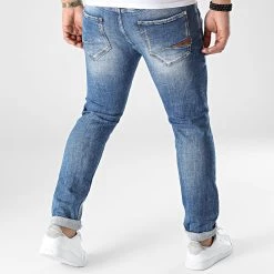 De gros ❤️ Jean Slim Nagold Bleu Denim de Le Temps Des Cerises ⭐ -Antony Morato Soldes le temps des cerises 304972 JH916NAGW1330NB BLUE 20220221T154849 04