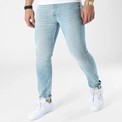 Remise 🛒 Jean Slim Raffi Bleu Wash de Le Temps Des Cerises 🔔