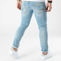 Remise 🛒 Jean Slim Raffi Bleu Wash de Le Temps Des Cerises 🔔 -Antony Morato Soldes le temps des cerises 309958 JH916RAFW4059 3001 20220322T134814 04