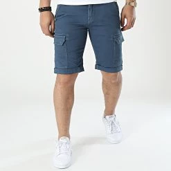 Top 10 🔥 Short Cargo Damon Bleu Marine de Le Temps Des Cerises ✨ -Antony Morato Soldes le temps des cerises 309967 JHDAMON00WPIG 3290 20220322T141447 03