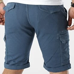 Top 10 🔥 Short Cargo Damon Bleu Marine de Le Temps Des Cerises ✨ -Antony Morato Soldes le temps des cerises 309967 JHDAMON00WPIG 3290 20220322T141448 04