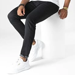 Acheter 😍 Jean Slim Jogg A Noir de Le Temps Des Cerises 🎁 -Antony Morato Soldes le temps des cerises 327221 JH711JOGW5137222 0001 20220715T093404 03