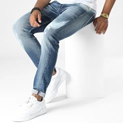 Budget ✔️ Jean Slim Blacksun Bleu Denim de Le Temps Des Cerises 🎁 -Antony Morato Soldes le temps des cerises 327222 JH916BLAW6019222 3001 20220715T095901 03