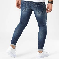 Coupon 🧨 Jean Slim Power C Bleu Denim de Le Temps Des Cerises ❤️ -Antony Morato Soldes le temps des cerises 327224 JHPOWERCW6010222 3001 20220719T143618 04