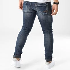 Remise 👍 Jean Slim Datteln Bleu Denim de Le Temps Des Cerises 🧨 -Antony Morato Soldes le temps des cerises 330676 JH711DATW1328 22 3286 20220805T142708 04