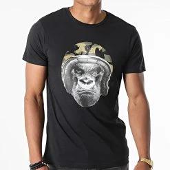 Acheter 😀 Tee 👕 Shirt Wuko Noir de Le Temps Des Cerises 👏 6 Acheter 😀 Tee 👕 Shirt Wuko Noir de Le Temps Des Cerises 👏 -Antony Morato Soldes le temps des cerises 331751 HWUKO00000000MC BLACK 20220811T151402 03