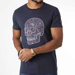 Vente flash 🔥 Tee 👚 Shirt Orde Bleu Marine de Le Temps Des Cerises 🥰 -Antony Morato Soldes le temps des cerises 335866 HMORDE0000000MC222 3288 20220916T155231 03