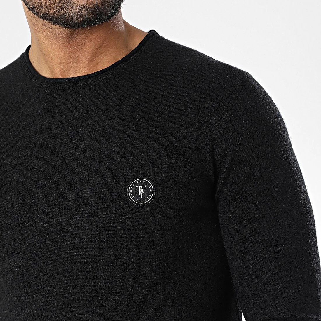 Acheter 🔔 Pull Terry Noir de Le Temps Des Cerises ❤️ 2 Acheter 🔔 Pull Terry Noir de Le Temps Des Cerises ❤️ – Image 2