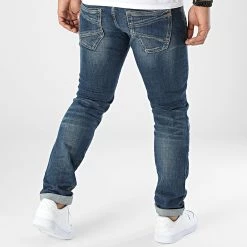 Vente flash ✨ Jean slim 711 Basic Bleu Denim de Le Temps Des Cerises 🥰 -Antony Morato Soldes le temps des cerises 339317 JH711BASW4067222 3001 20221202T092623 04
