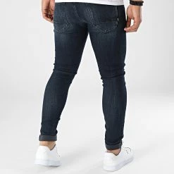 Promo ✨ Jean Skinny Power Bleu Brut de Le Temps Des Cerises 🎉 -Antony Morato Soldes le temps des cerises 340682 JHPOWERCW5130222 3286 20221010T160718 04
