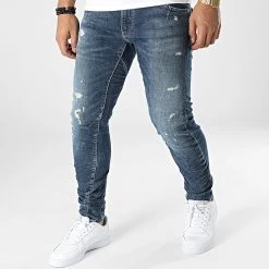 Meilleur prix 😀 Jean Skinny 903 Bleu Denim de Le Temps Des Cerises 👍