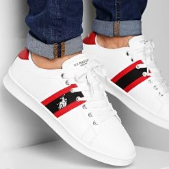 Offres 👍 Baskets Elwin White de US Polo ASSN 👏