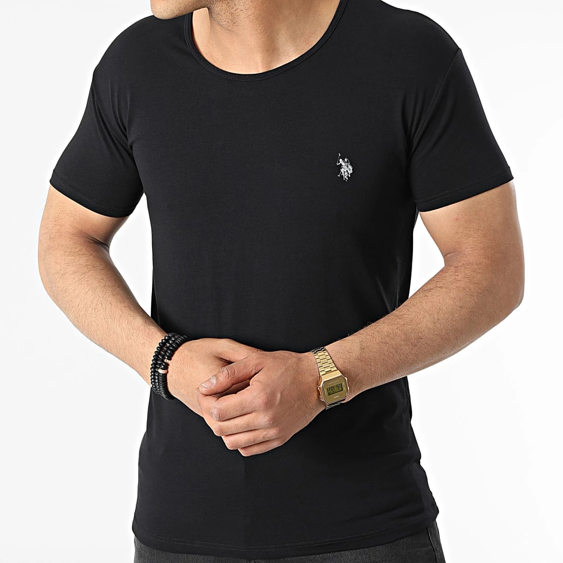 Tout neuf 🤩 Tee 👚 Shirt 62278-47282 Noir de US Polo ASSN 🛒 3 Tout neuf 🤩 Tee 👚 Shirt 62278-47282 Noir de US Polo ASSN 🛒 – Image 3