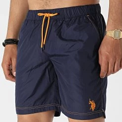 Sortie 🔥 Short De Bain Tren Bleu Marine de US Polo ASSN 👏