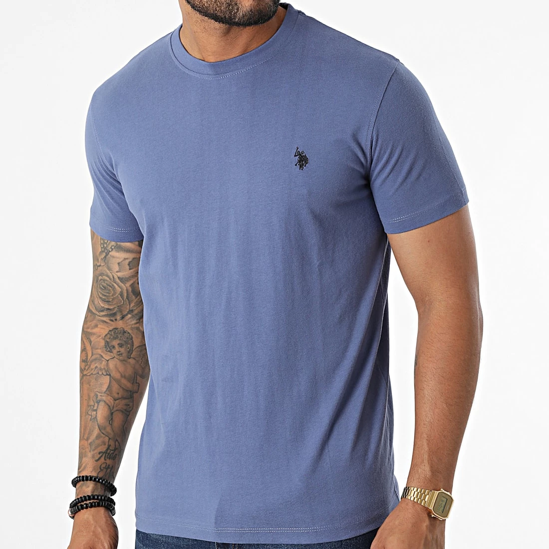 Le moins cher 🌟 Tee 👕 Shirt Mick Bleu de US Polo ASSN 🎉 1 Le moins cher 🌟 Tee 👕 Shirt Mick Bleu de US Polo ASSN 🎉