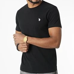 Remise 😉 Tee 👚 Shirt Mick Noir de US Polo ASSN 🤩 -Antony Morato Soldes us polo assn 328814 63147 34502 199 20220721T161235 03