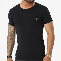 Budget ❤️ Tee 👕 Shirt 64550 Noir de US Polo ASSN 💯