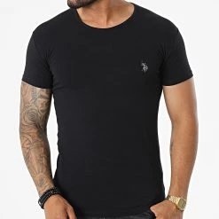 Budget ❤️ Tee 👕 Shirt 64550 Noir de US Polo ASSN 💯 6 Budget ❤️ Tee 👕 Shirt 64550 Noir de US Polo ASSN 💯 -Antony Morato Soldes us polo assn 328818 64550 47282 199 20220725T161758 03