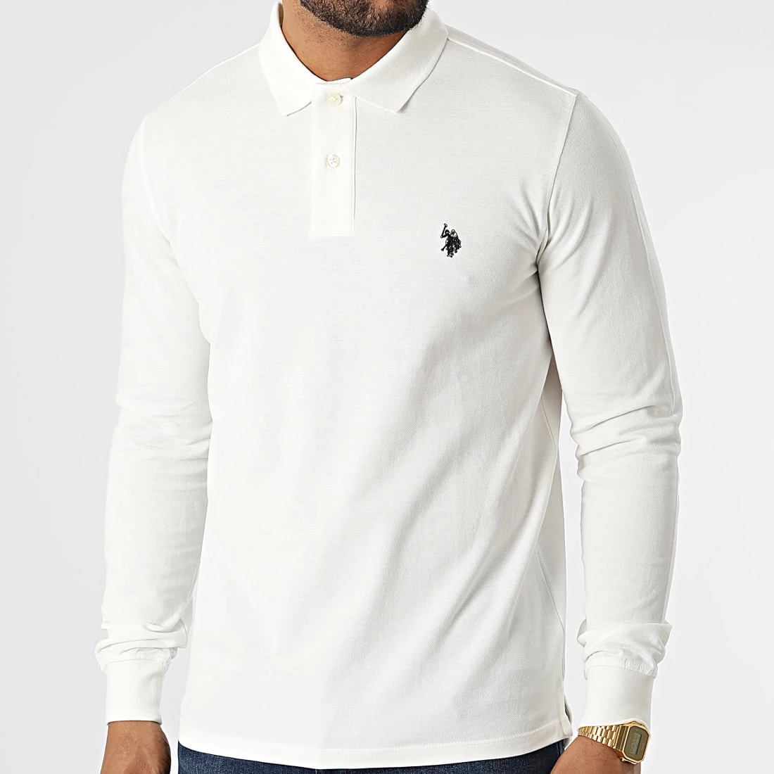 Meilleure affaire ❤️ Polo Manches Longues Must Beige Clair de US Polo ASSN 🎉 1 Meilleure affaire ❤️ Polo Manches Longues Must Beige Clair de US Polo ASSN 🎉