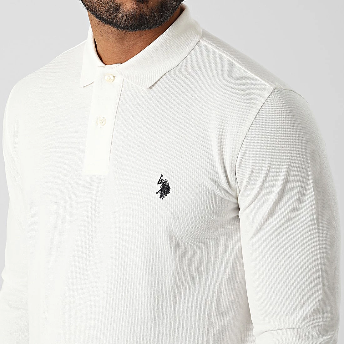 Meilleure affaire ❤️ Polo Manches Longues Must Beige Clair de US Polo ASSN 🎉 2 Meilleure affaire ❤️ Polo Manches Longues Must Beige Clair de US Polo ASSN 🎉 – Image 2