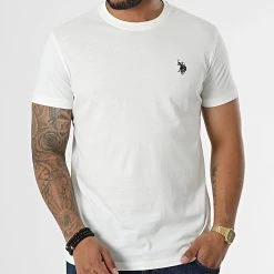 Meilleure vente ✨ Tee 👚 Shirt Luca Blanc de US Polo ASSN 🎁