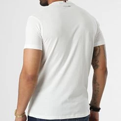 Meilleure vente ✨ Tee 👚 Shirt Luca Blanc de US Polo ASSN 🎁 -Antony Morato Soldes us polo assn 333491 63010 50313 101 20220826T143655 04