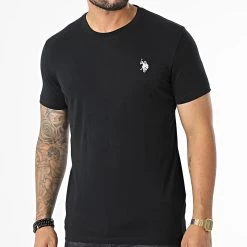 Remise 🎉 Tee 👚 Shirt Luca Noir de US Polo ASSN 😉