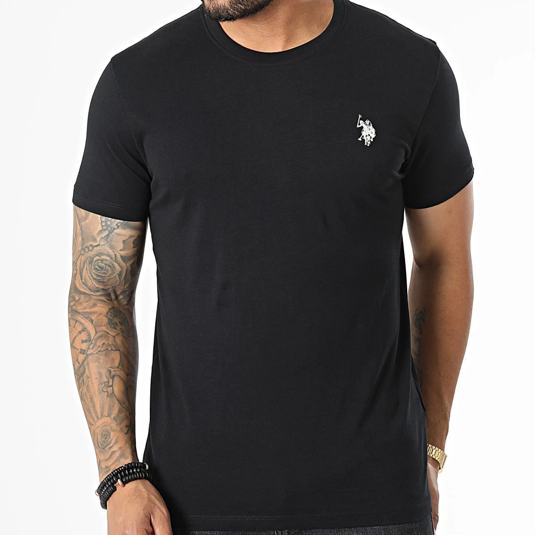 Remise 🎉 Tee 👚 Shirt Luca Noir de US Polo ASSN 😉 3 Remise 🎉 Tee 👚 Shirt Luca Noir de US Polo ASSN 😉 – Image 3