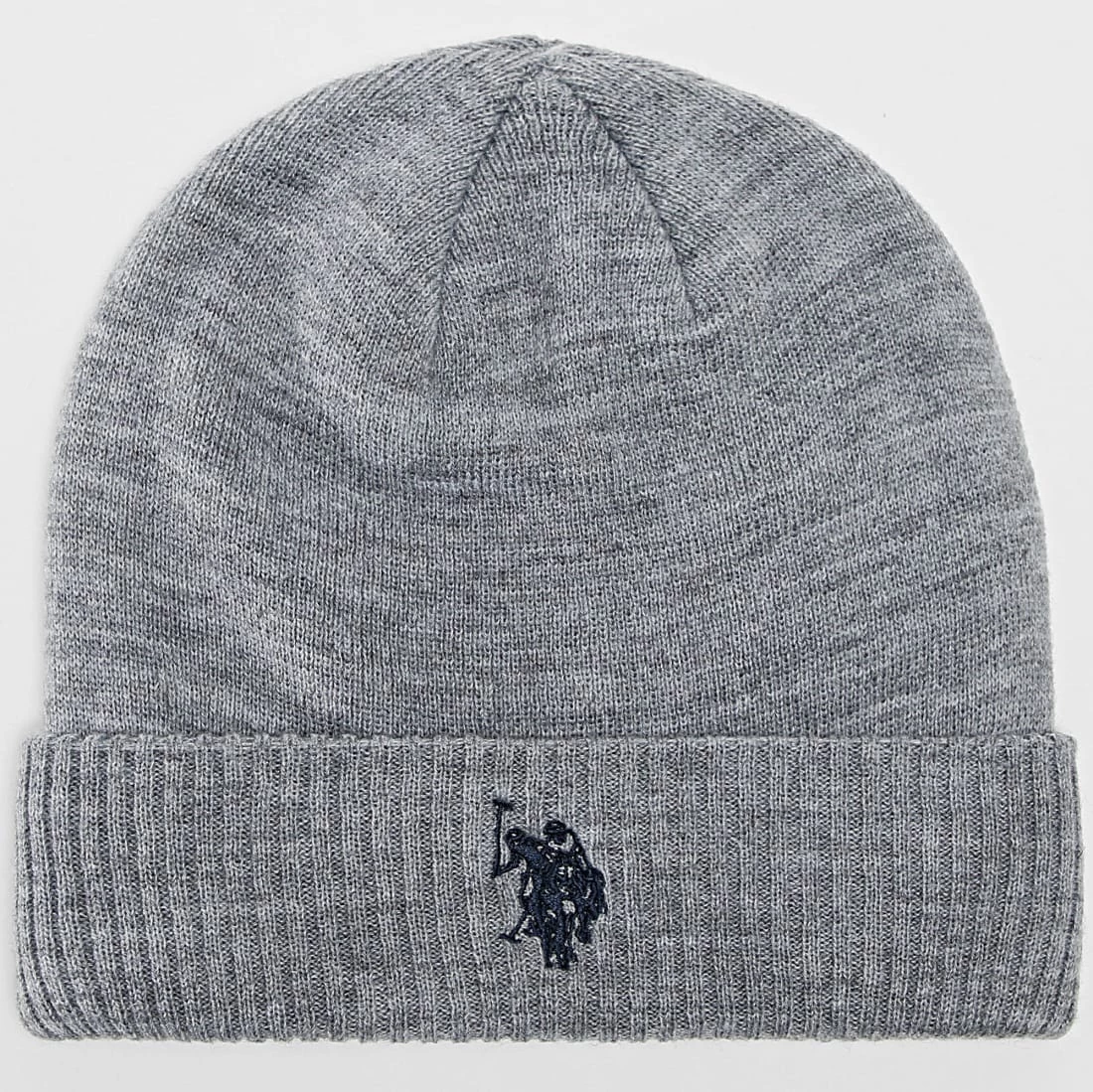 Remise 😀 Bonnet Sven Gris Chiné de US Polo ASSN 🧨 1 Remise 😀 Bonnet Sven Gris Chiné de US Polo ASSN 🧨