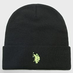 Le moins cher 💯 Bonnet Judd Noir de US Polo ASSN 🔥
