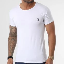 Offres ✨ Tee 👚 Shirt 64550 Blanc de US Polo ASSN ✔️