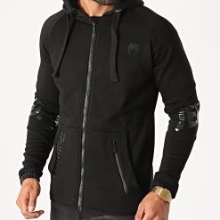Meilleure vente ⭐ Sweat Capuche Zippé Contender 3 Noir de Venum 🥰
