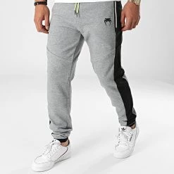 Offres ✨ Pantalon Jogging A Bande Laser Evo 2.0 04252 Gris Chiné Noir de Venum 🌟