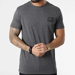 Nouveau 🔔 Tee 👚 Shirt Stamp Gris Anthracite Chiné de Venum 🧨 -Antony Morato Soldes venum 297418 04393 DARK HEATHER GREY 20220106T160550 03
