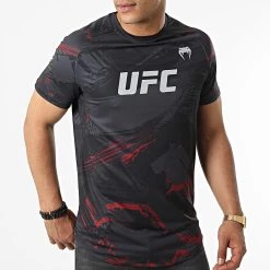 Budget 👏 Tee 👕 Shirt Authentic UFC Fight Week Performance Noir de Venum ⌛ -Antony Morato Soldes venum 322401 00101 001 20220616T161545 03