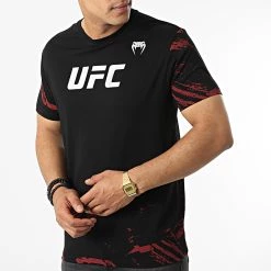 Budget ✨ Tee 👕 Shirt Authentic UFC Fight Week Noir de Venum 🥰 -Antony Morato Soldes venum 322403 00109 001 20220616T161838 03
