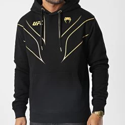 Grosses soldes 🔔 Sweat Capuche Fight Night Noir Doré de Venum ⌛ -Antony Morato Soldes venum 345213 00150 126 20221104T145126 03