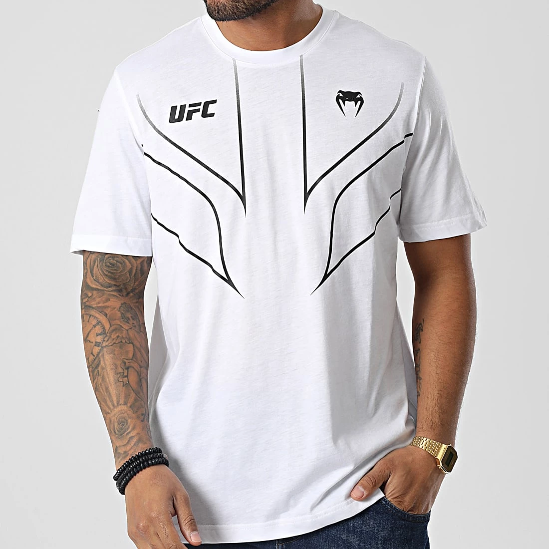 Sortie 👏 Tee 👕 Shirt Fight Night 00153 Blanc de Venum 💯 1 Sortie 👏 Tee 👕 Shirt Fight Night 00153 Blanc de Venum 💯